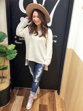 VENCE EXCHANGE LADIES STAFFさん（レディース・160cm）の冬コーディネート