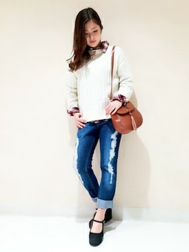 「VENCE EXCHANGE」｜VENCE EXCHANGE LADIES STAFFさん（レディース・160cm）の冬コーディネート