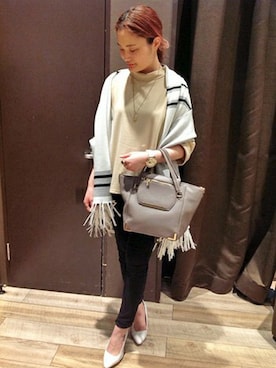 VENCE EXCHANGE LADIES STAFFさん（レディース・160cm）の春コーディネート