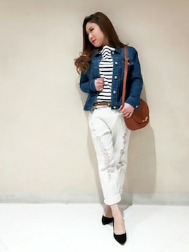 VENCE EXCHANGE LADIES STAFFさん（レディース・160cm）の春コーディネート