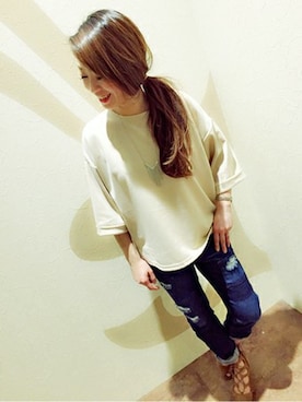 VENCE EXCHANGE LADIES STAFFさん（レディース・160cm）の春コーディネート