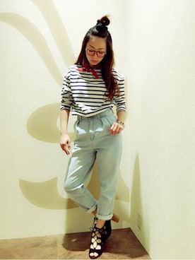 VENCE EXCHANGE LADIES STAFFさん(レディース・160cm)の春コーディネート