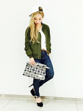 VENCE EXCHANGE LADIES STAFFさん（レディース・160cm）の春コーディネート