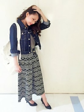 VENCE EXCHANGE LADIES STAFFさん（レディース・160cm）の春コーディネート