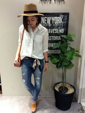 VENCE EXCHANGE LADIES STAFFさん（レディース・160cm）の夏コーディネート