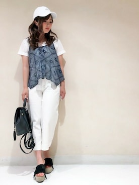 VENCE EXCHANGE LADIES STAFFさん（レディース・160cm）の夏コーディネート