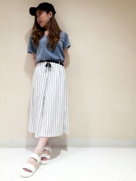 VENCE EXCHANGE LADIES STAFFさん（レディース・160cm）の夏コーディネート