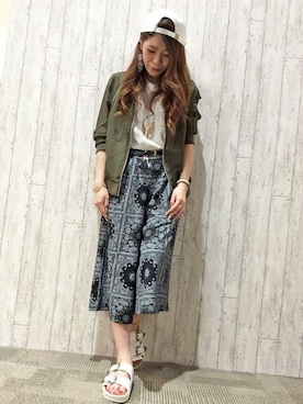 VENCE EXCHANGE LADIES STAFFさん（レディース・160cm）の夏コーディネート