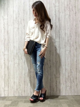 VENCE EXCHANGE LADIES STAFFさん（レディース・160cm）の夏コーディネート