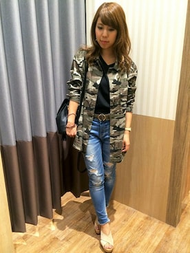 VENCE EXCHANGE LADIES STAFFさん（レディース・160cm）の秋コーディネート