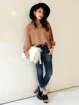 VENCE EXCHANGE LADIES STAFFさん（レディース・160cm）の秋コーディネート