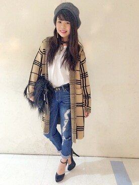 「ファークラッチ」｜VENCE EXCHANGE LADIES STAFFさん（レディース・160cm）の秋コーディネート