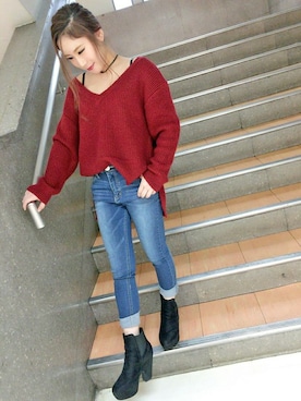 VENCE EXCHANGE LADIES STAFFさん（レディース・160cm）の冬コーディネート