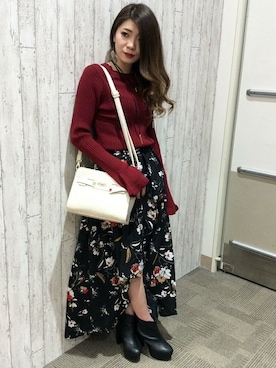 VENCE EXCHANGE LADIES STAFFさん（レディース・160cm）の冬コーディネート