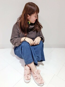 VENCE EXCHANGE LADIES STAFFさん（レディース・160cm）の冬コーディネート