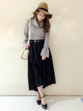 VENCE EXCHANGE LADIES STAFFさん（レディース・160cm）の冬コーディネート