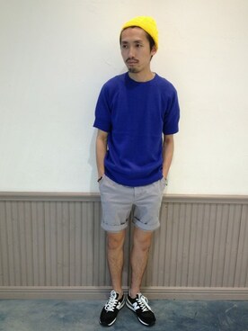 Mori Pさん（メンズ・174cm）の夏コーディネート