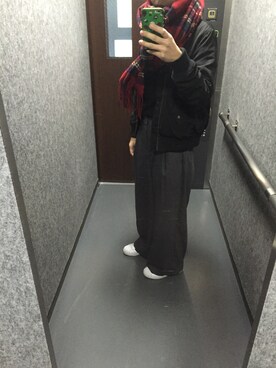 「elvence（エルベンス）のアイテム」を使った、satmmmyさん（レディース・162cm）の冬コーディネート