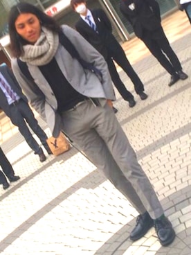「追いコン」｜Ikko Sato さん（メンズ・175cm）の春コーディネート