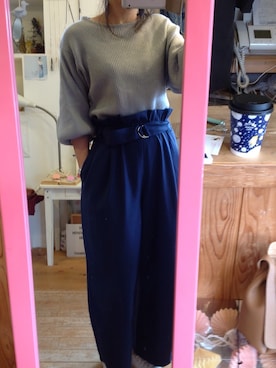 「バルーンスリーブ」｜the roughさん（レディース・162cm）の秋コーディネート