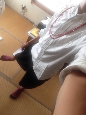 「coen（コーエン）のアイテム（シャツ/ブラウス、ホワイト系）」を使った、へーやんさん（メンズ）の秋コーディネート