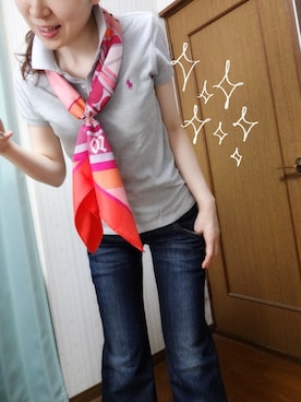 「Ralph Lauren」｜「アイテム（財布/小物）」を使った、kana_claraさん（レディース・162cm）の夏コーディネート