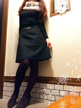 「Rubyrivet（ルビーリベット）のアイテム（スカート）」を使った、kana_claraさん（レディース・162cm）の秋コーディネート