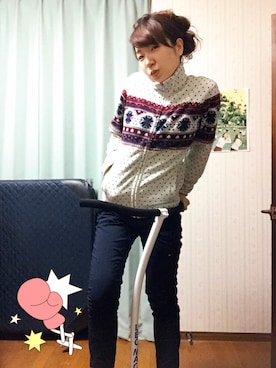 「筋トレ」｜kana_claraさん（レディース・162cm）の冬コーディネート