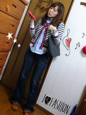 「Levi's Lady’s（リーバイス レディース）のアイテム（パンツ）」を使った、kana_claraさん（レディース・162cm）の春コーディネート