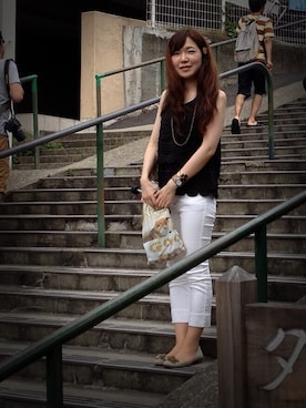 「Levi's Lady’s（リーバイス レディース）のアイテム（パンツ）」を使った、kana_claraさん（レディース・162cm）の春コーディネート