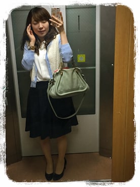 「レースカーディガン」｜kana_claraさん（レディース・162cm・20代）の春コーディネート