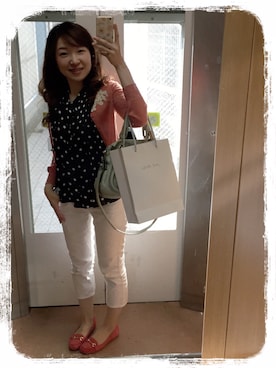 「Levi's Lady’s（リーバイス レディース）のアイテム（パンツ）」を使った、kana_claraさん（レディース・162cm）の夏コーディネート
