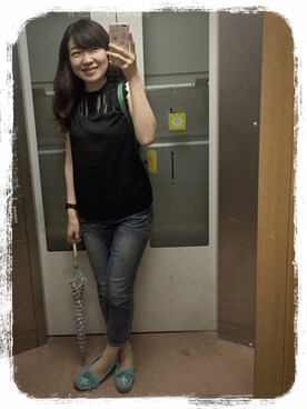 「Levi's Lady’s（リーバイス レディース）のアイテム」を使った、kana_claraさん（レディース・162cm）の夏コーディネート