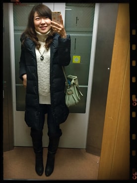 「MINIMUM（ミニマム）のアイテム（トップス）」を使った、kana_claraさん（レディース・162cm）の冬コーディネート