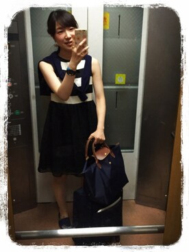 「CRUCIANI（クルチアーニ）のアイテム（アクセサリー）」を使った、kana_claraさん（レディース・162cm）の夏コーディネート