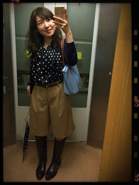 「ボウタイブラウス」｜kana_claraさん（レディース・162cm）の夏コーディネート