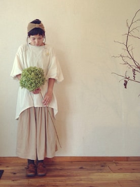 「MASH（マッシュ）のアイテム」を使った、あきさん（レディース・159cm）の秋コーディネート