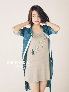 ORENDAさん（レディース・160cm）の夏コーディネート