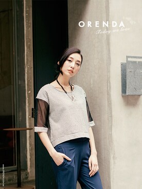 ORENDAさん（レディース・161cm）の秋コーディネート