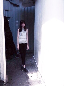 「MONKI（モンキ）のアイテム（アクセサリー）」を使った、jan!s lauさん（レディース・170cm）の夏コーディネート