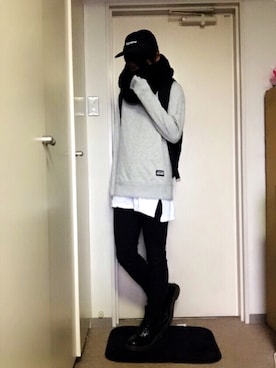 「EDIFICE（エディフィス）のアイテム（ブーツ）」を使った、ｔａｋｕさん（メンズ・163cm）の秋コーディネート