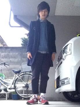 shunさん（メンズ・168cm）の冬コーディネート