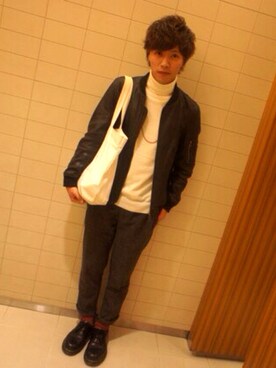 shunさん(メンズ・169cm)の冬コーディネート