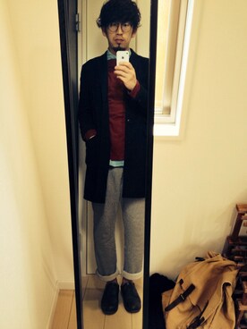 たくみこ*さん(メンズ・180cm)の冬コーディネート