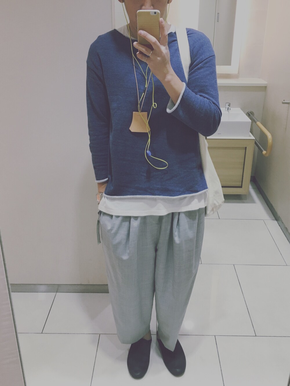 「今日のコーデ、今日の服、ootd、URBAN RESEARCH DOORS、dulcamara、AUTTAA、Hender Scheme」｜「Hender Schemeのアイテム（キーケース/キーアクセサリー、ベージュ系）」を使った、たくみこ*さん（メンズ・180cm）の夏コーディネートの1枚目の写真