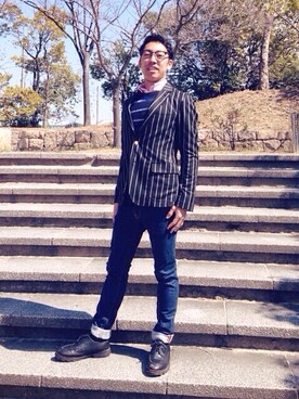 「BEAUTY&YOUTH UNITED ARROWS(BEAUTY&YOUTH UNITED ARROWS)」｜河野大地さん（メンズ・165cm）の春コーディネート