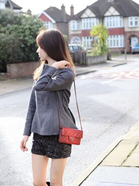 「chanel」｜「アイテム（カバーオール）」を使った、ビ-ネ-チャ-さん（レディース・162cm）の秋コーディネート