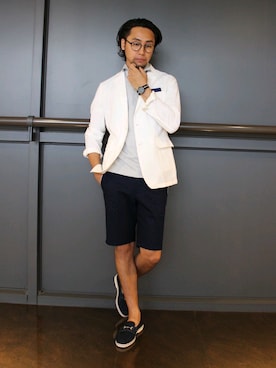 BOYCOTT グランデュオ立川店 スタッフさん(メンズ・178cm)の夏コーディネート