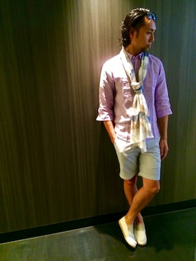 BOYCOTT グランデュオ立川店　スタッフさん（メンズ・178cm）の夏コーディネート