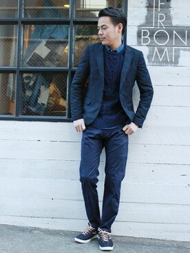 ジャーナルスタンダード メンズさん（メンズ・173cm）の冬コーディネート